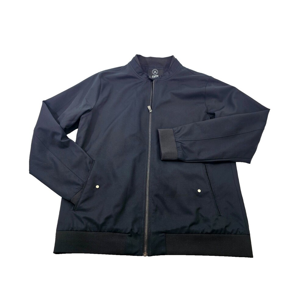 Cuts XXL Legacy Bomber Jacket Black Softshell Signature Fit Coat Zip Up EUC